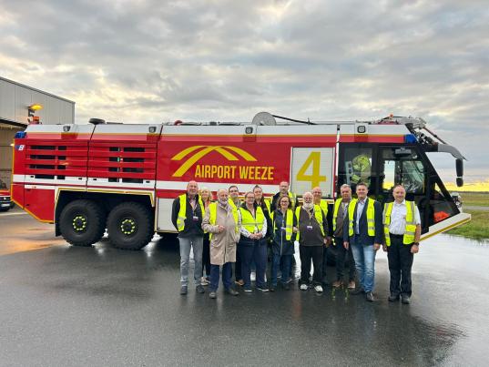 Pressemitteilung: BiG & VWG besuchen Flughafenfeuerwehr