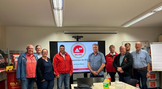 Die Vereinigten Wählergemeinschaften im Kreistag Kleve (VWG) trafen sich mit dem Vorstand der DLRG Bezirk Kreis Kleve