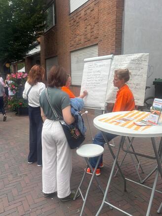 Wählergemeinschaft Bürgerdialog auf dem Stüppkesmarkt 2025